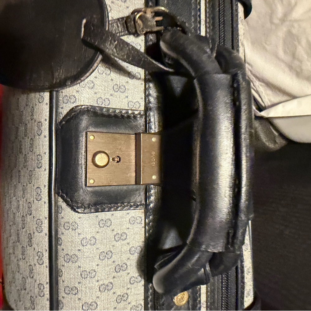 VINTAGE RARE GUCCI LUGAGE SUITCASE TRAVEL - Picture 5 of 10